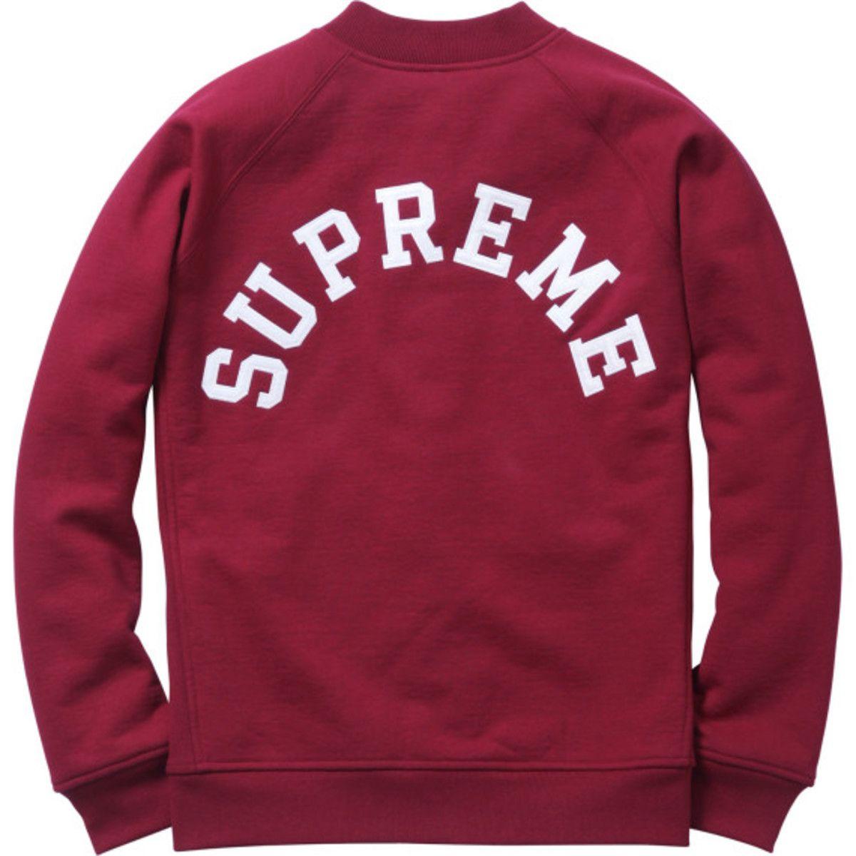 Supreme Arch Logo - Supreme - Snap Front Arc Logo Sweatshirt | Available Now - Freshness Mag