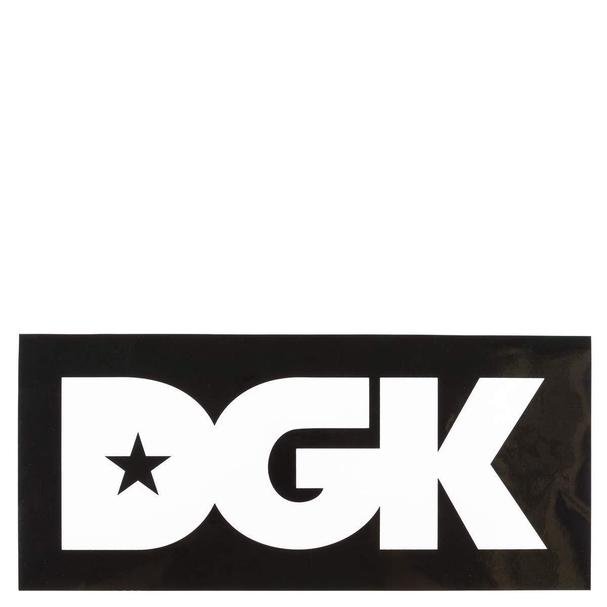 DGK Logo - DGK Logo Sticker Black/White 375mm x 165mm - rollersnakes.co.uk ...