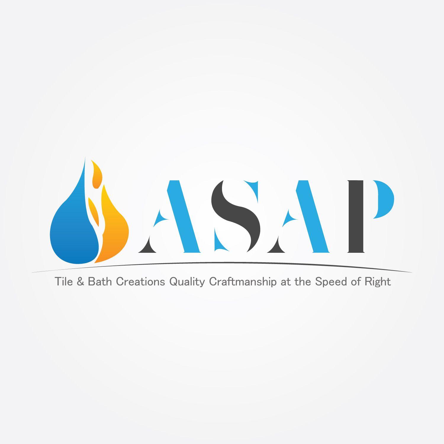ASAP Logo - Bold, Modern, Flooring Logo Design for ASAP Tile& Bath Creations ...