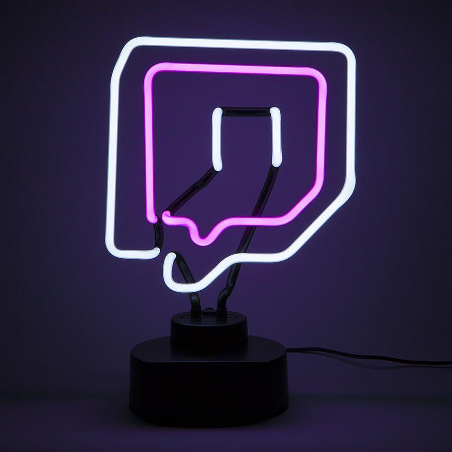 Twich Logo - Twitch Logo Neon Light