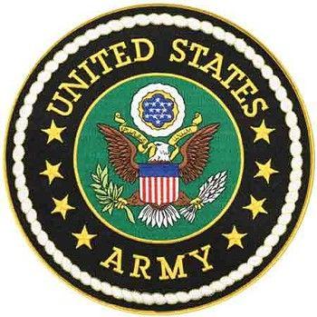 United Circle Logo - Large Circle United States Army Emblem Patch
