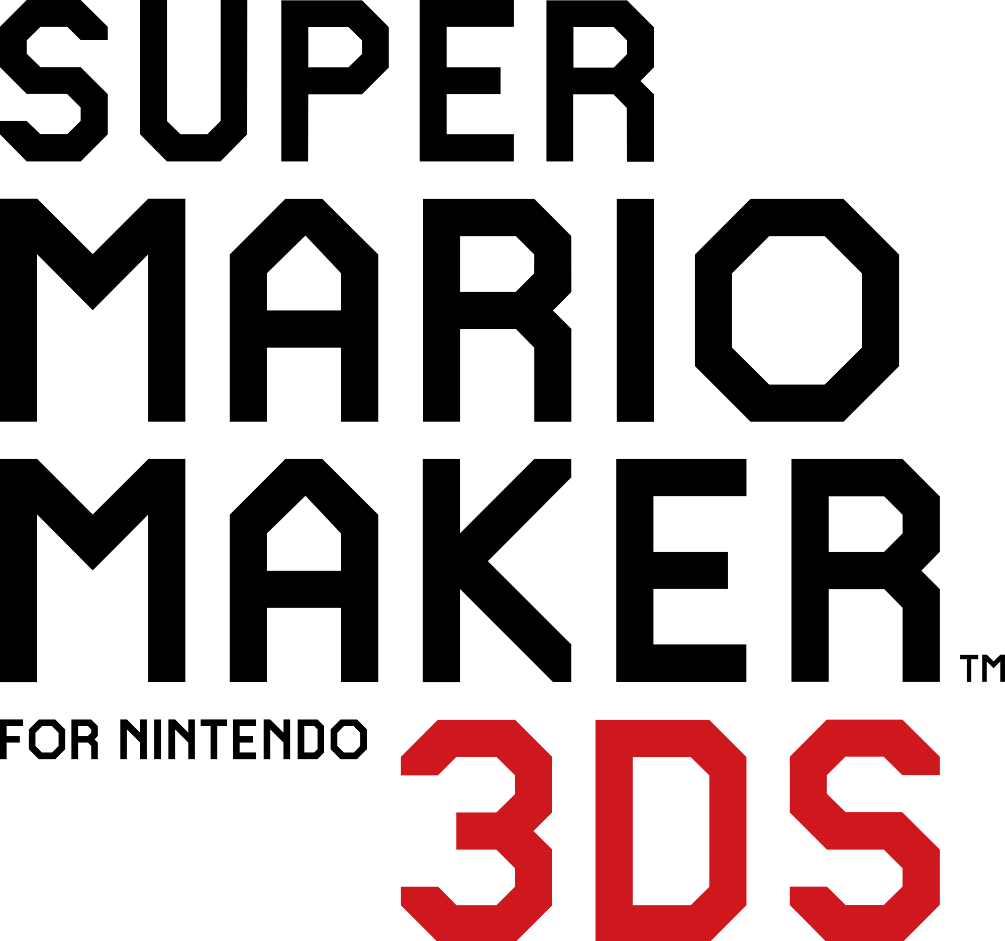 3DS Logo - File:Super Mario Maker for 3DS Logo.svg - Wikimedia Commons