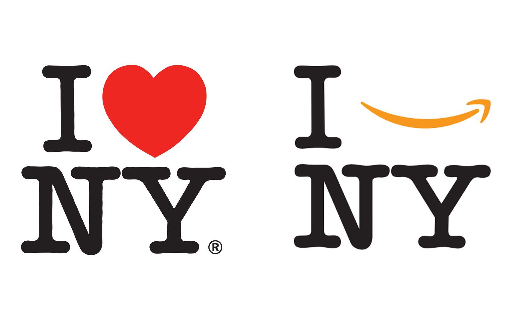Amazon Corporate Logo - I Amazon New York': NYC's Iconic Love Logo Gets Corporate | StreetEasy