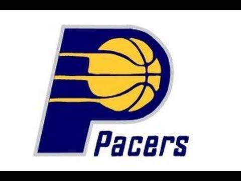Easy Basketball Logo - How to draw Indiana Pacers Logo, NBA team logo - YouTube