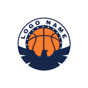 Blue Basketball Logo - Free Basketball Logo Designs | DesignEvo Logo Maker