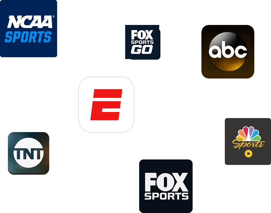 ESPN App Logo - Watch Basketball | PlayStation Vue