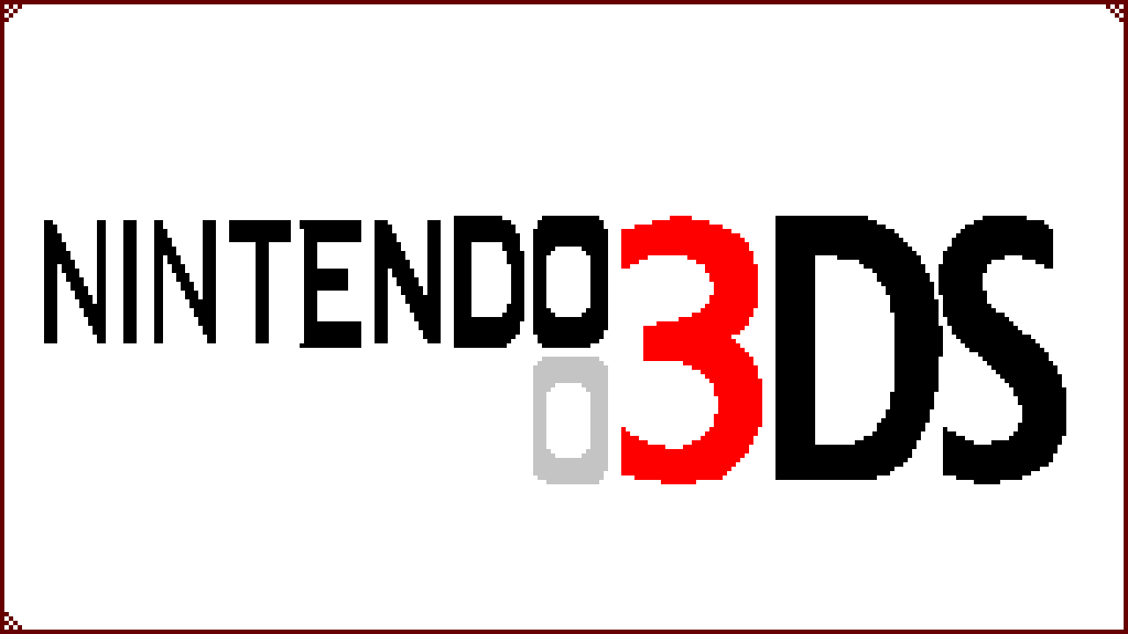 3DS Logo - Pixilart - Nintendo 3DS Logo by Zasty
