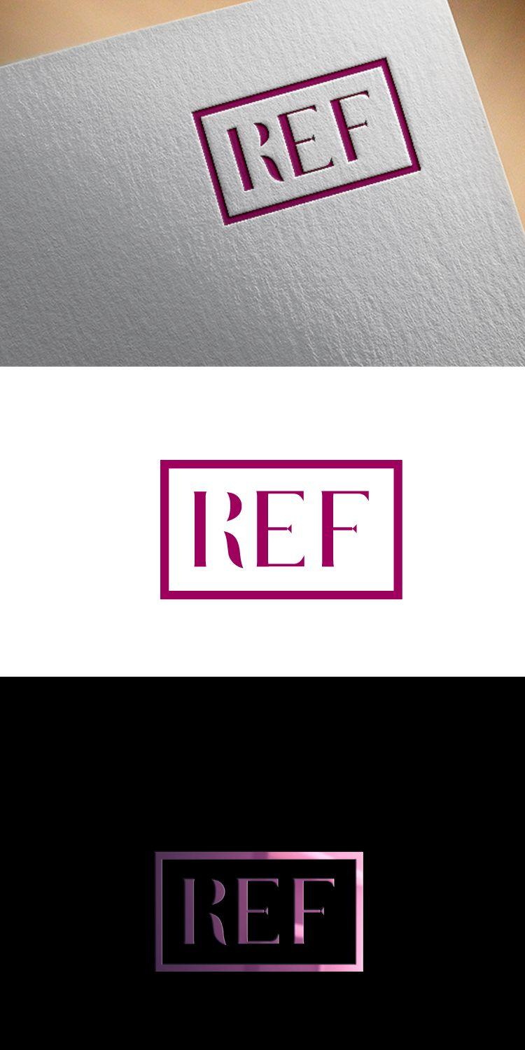 Fashion Ref Logo - Feminine, Bold, Fashion Logo Design for The main brand name is REF