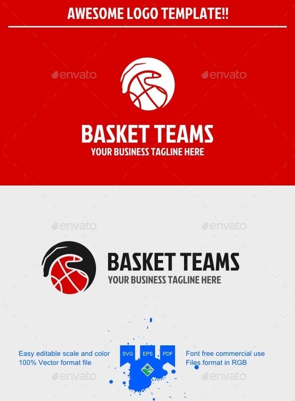 Easy Basketball Logo - Basketball Logo