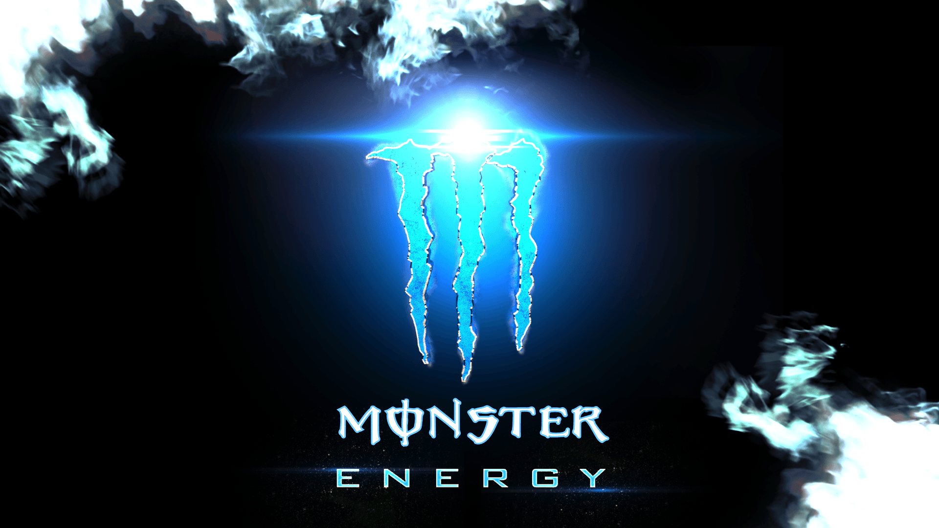 Blue Monster Energy Logo - Monster Energy #7013337