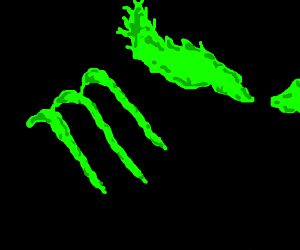 Epic Monster Energy Logo - the green M on monster energy drinks - Drawception