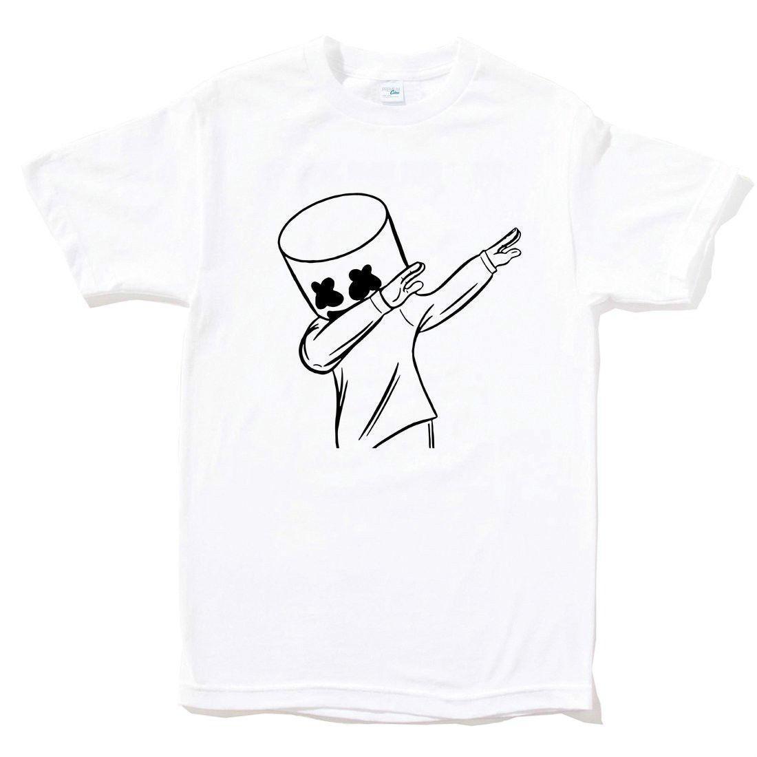 Party DJ Cool Logo - MARSHMELLO Dab White T Shirt DJ Party EDM Mello Logo House Dacne ...