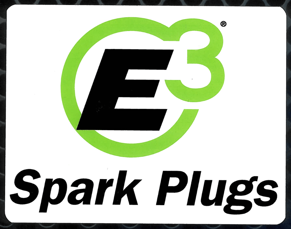E3 Spark Plugs Logo - E3 Spark Plug Logo Decal. E3 Spark Plugs