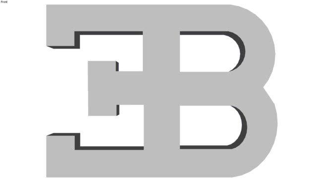 Bugatti Logo - Bugatti Logo | 3D Warehouse
