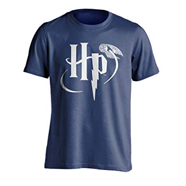 HP Official Logo - HARRY POTTER Official Mens HP Logo T Shirt: Amazon.co.uk: Clothing