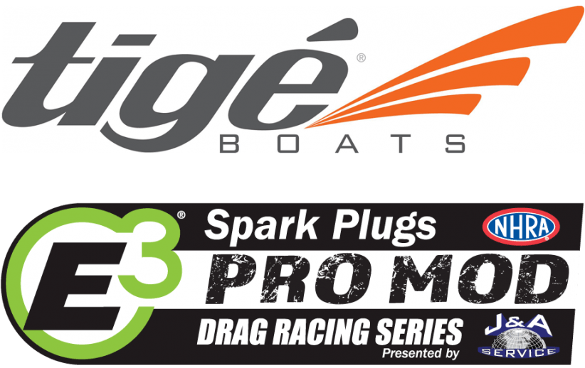E3 Spark Plugs Logo - Tige Boats named presenting sponsor for E3 Spark Plugs NHRA Pro Mod ...