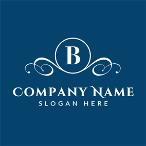 Blue and White B Logo - Free B Logo Designs. DesignEvo Logo Maker