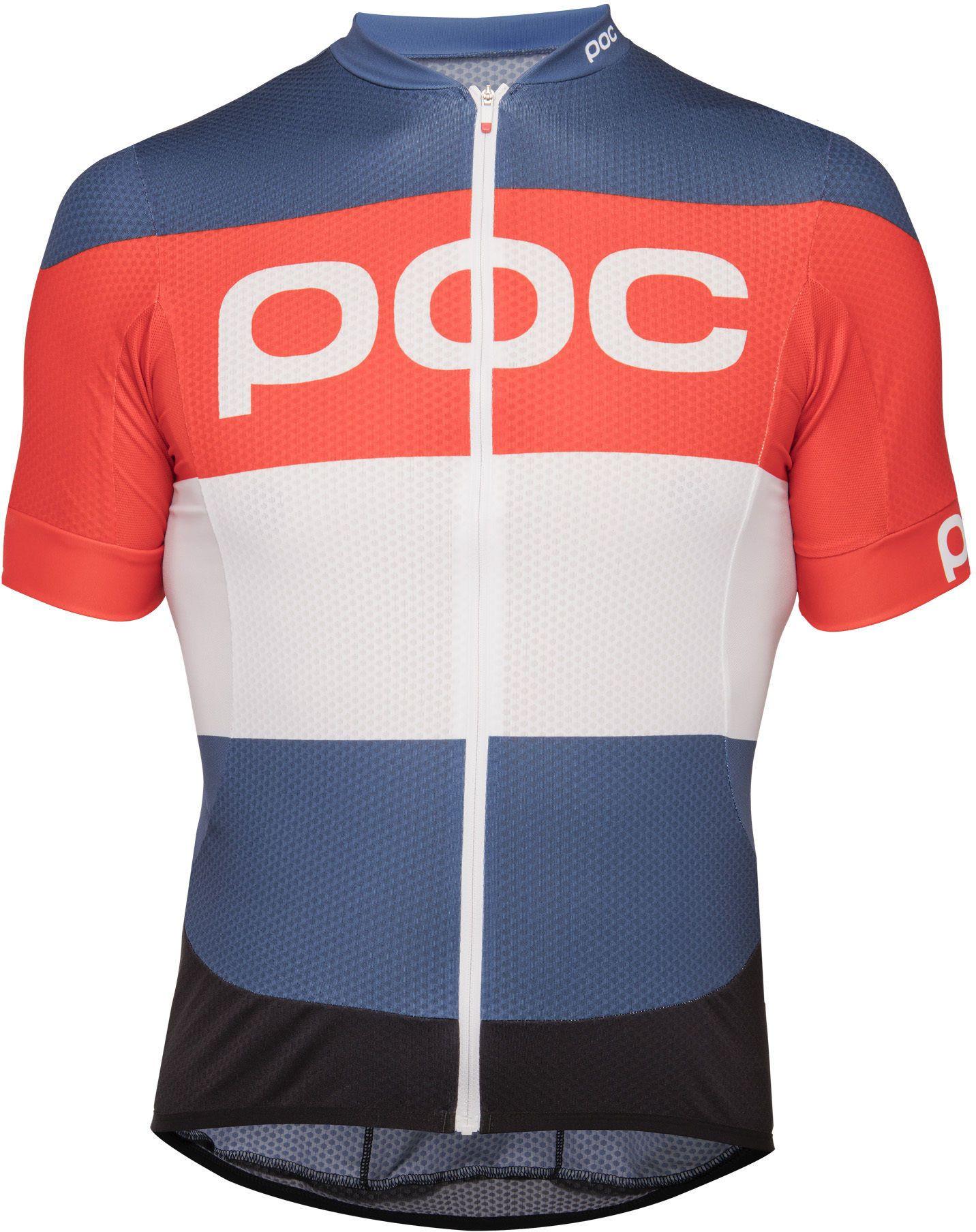 Blue and Orange Road Logo - POC Essential Road Logo Bike Jersey Shortsleeve orange/blue at ...