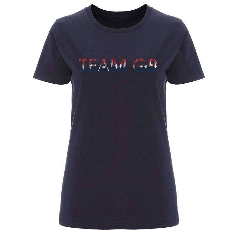 Team GB Logo - Team GB Word Logo T Shirt Women's. Official Team GB Shop