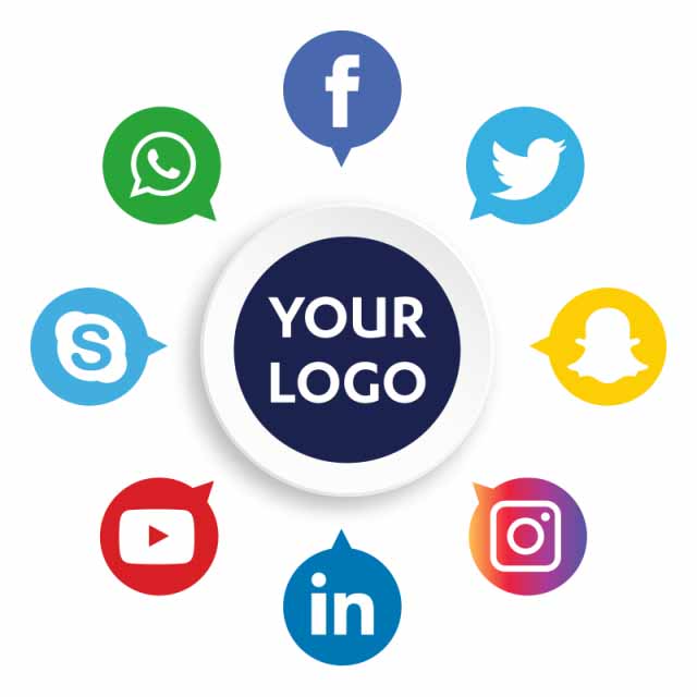 Social Media Circle Logo - Dream of Art: Social Media Management