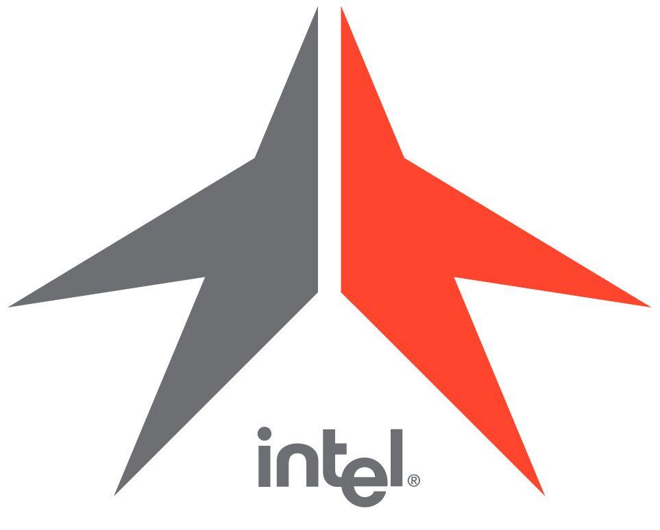 Red Intel Logo - SEGURA INC - Portfolio > Intel > Dual Chip logo
