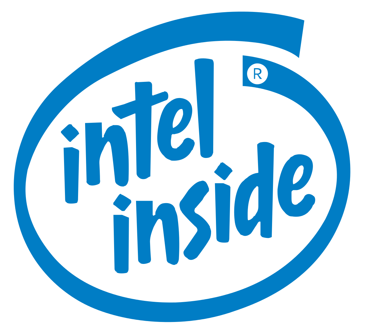 Light Blue Power Logo - Intel Logo, symbol, meaning, History and Evolution