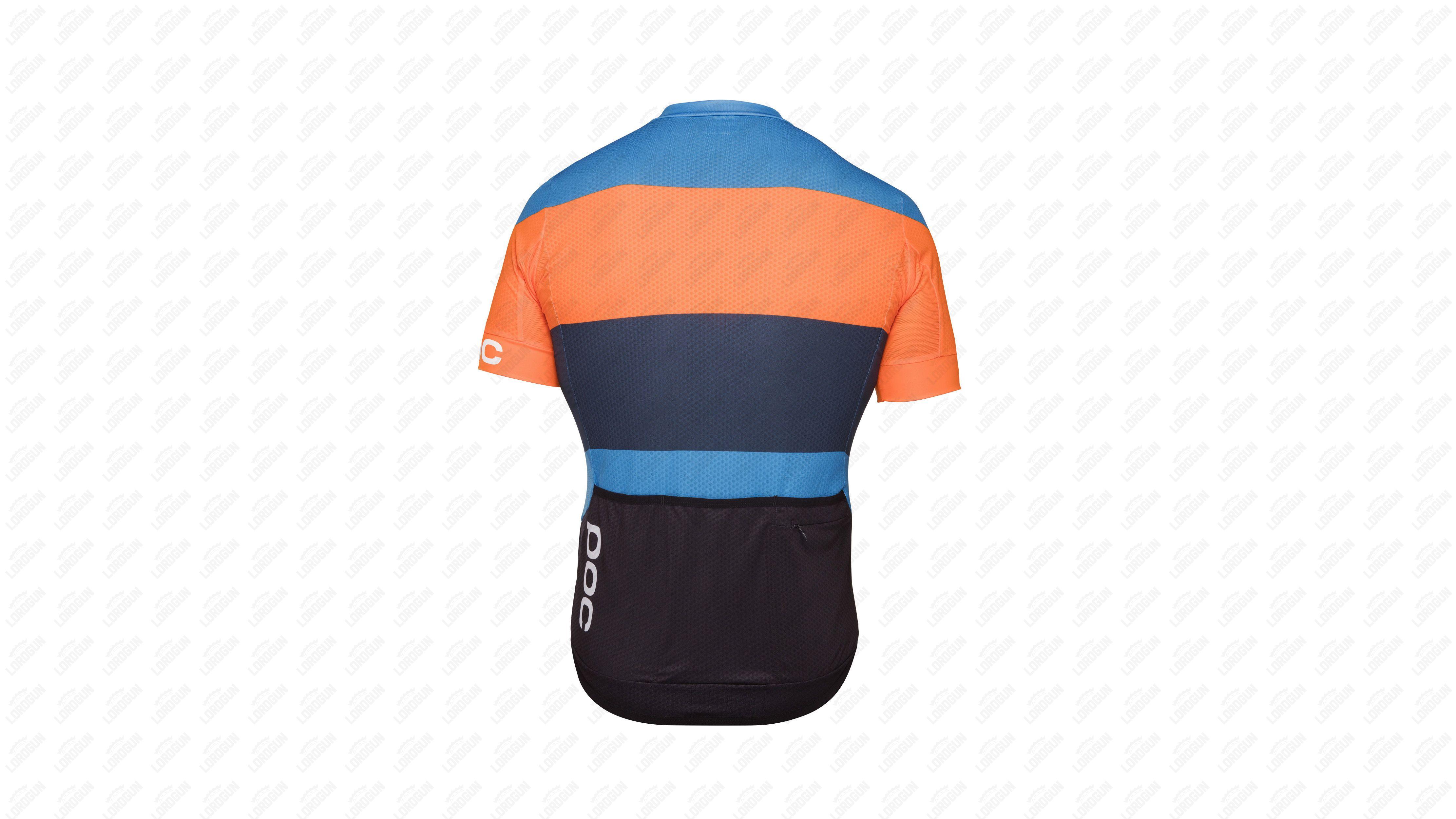 Blue and Orange Road Logo - Poc Essential Road Logo jersey LordGun online bike store
