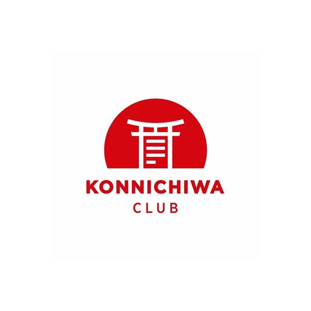 Коничива. Конничива. Konnichiwa Club. Konnichiwa наклейка. Red company