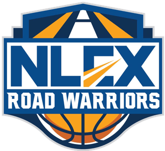 Blue and Orange Road Logo - NLEX Road Warriors