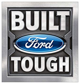 Built Ford Tough Logo - Built Ford Tough Logo Wall Decal 4ft (36x48) Sticker