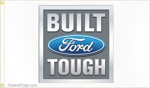 Built Ford Tough Logo - Buy 3x5ft Built Ford Tough Logo Flag - 3'x5' Logo Flags | Federal ...
