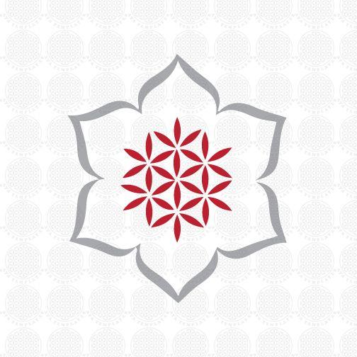 Flower of Life Logo - Flower-of-life flower logo – AYA Templates
