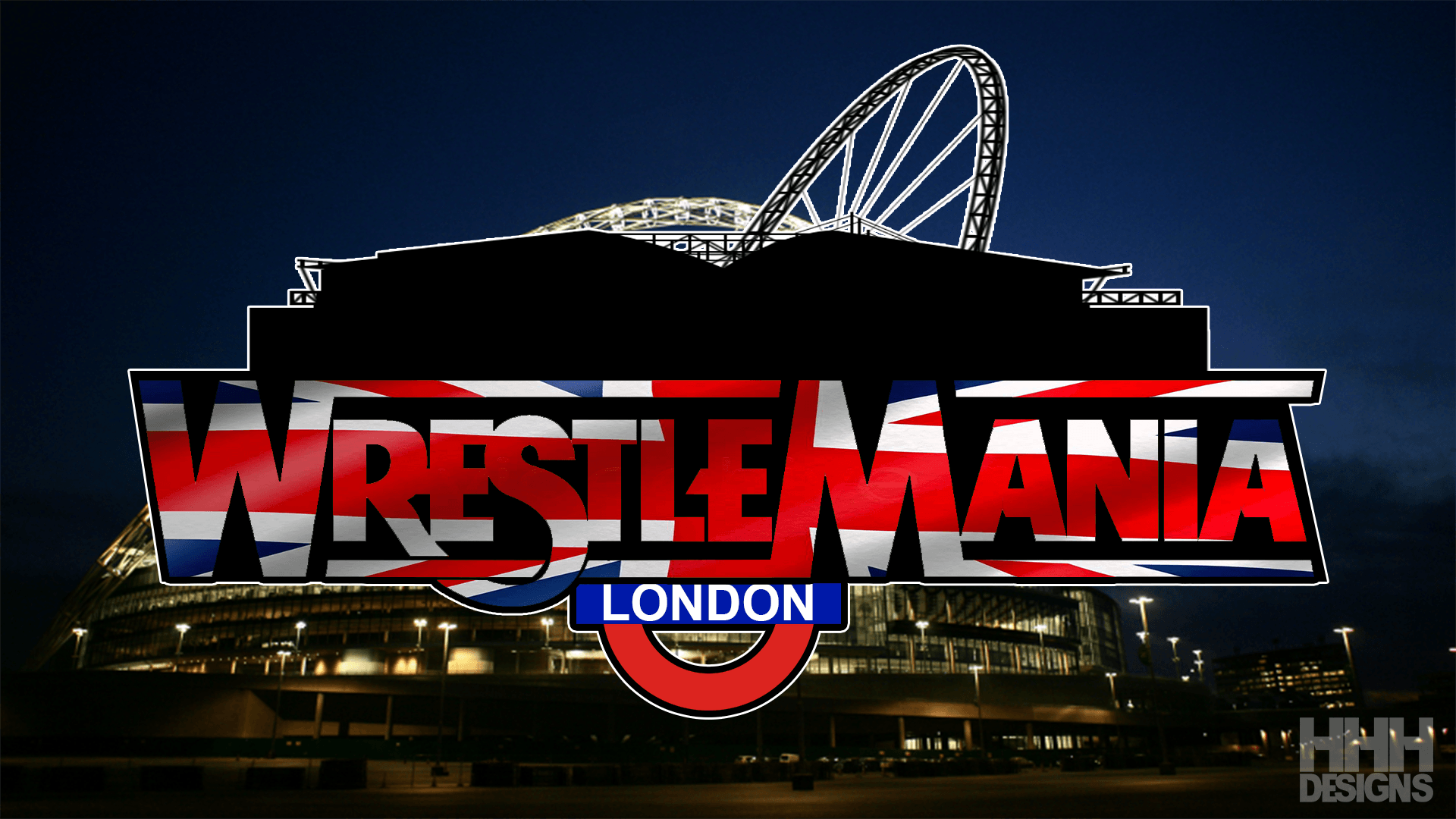 Custom WWE Logo - Custom WrestleMania London logo | WRESTLEMANIA/PPV | Wrestlemania ...