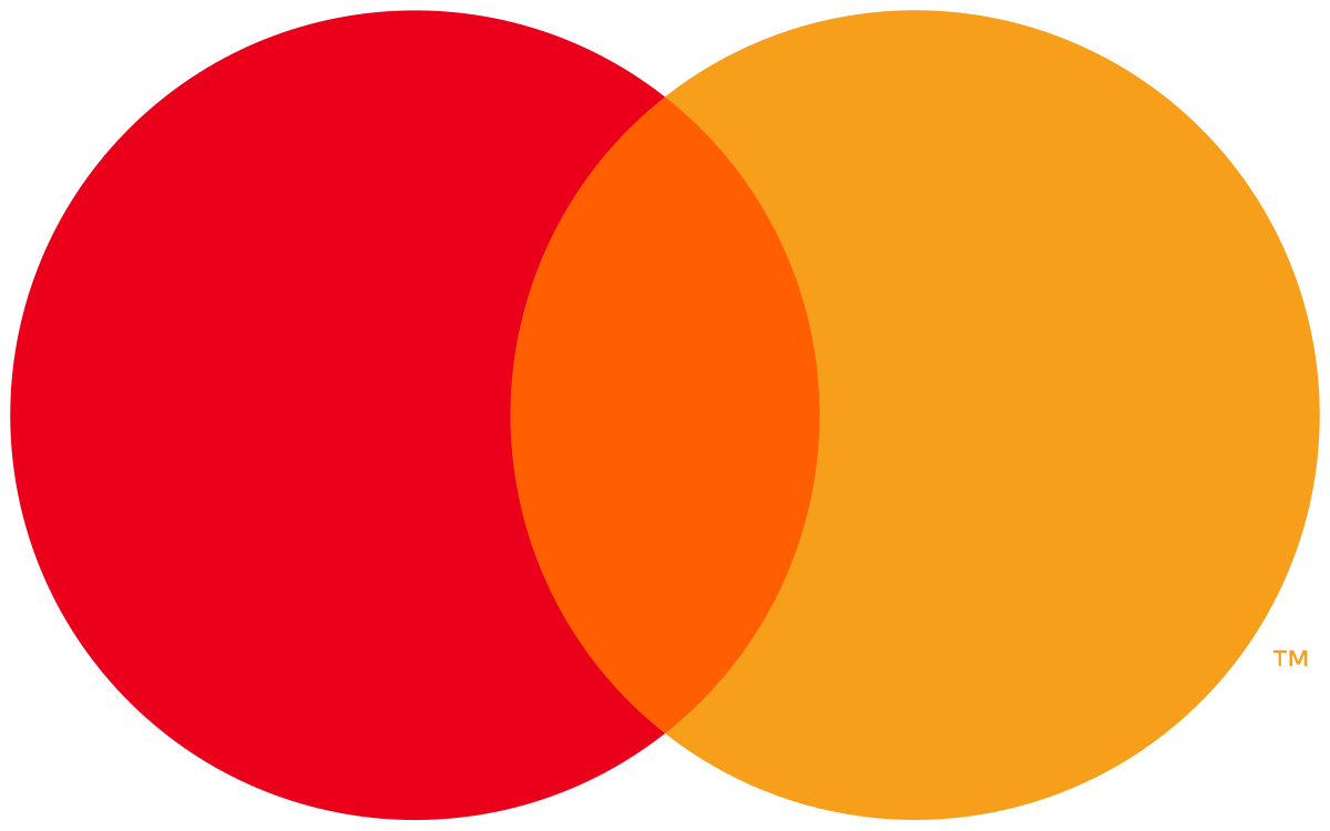 Red and Yellow with a Circle in the Middle F Logo - Mastercard