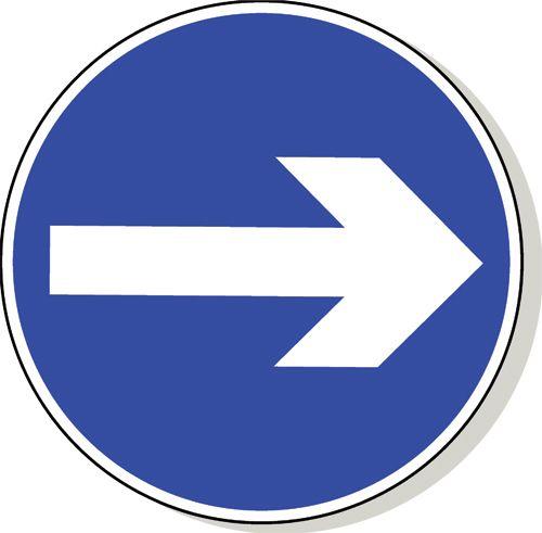 Road Arrow Logo - Reflective arrow traffic sign