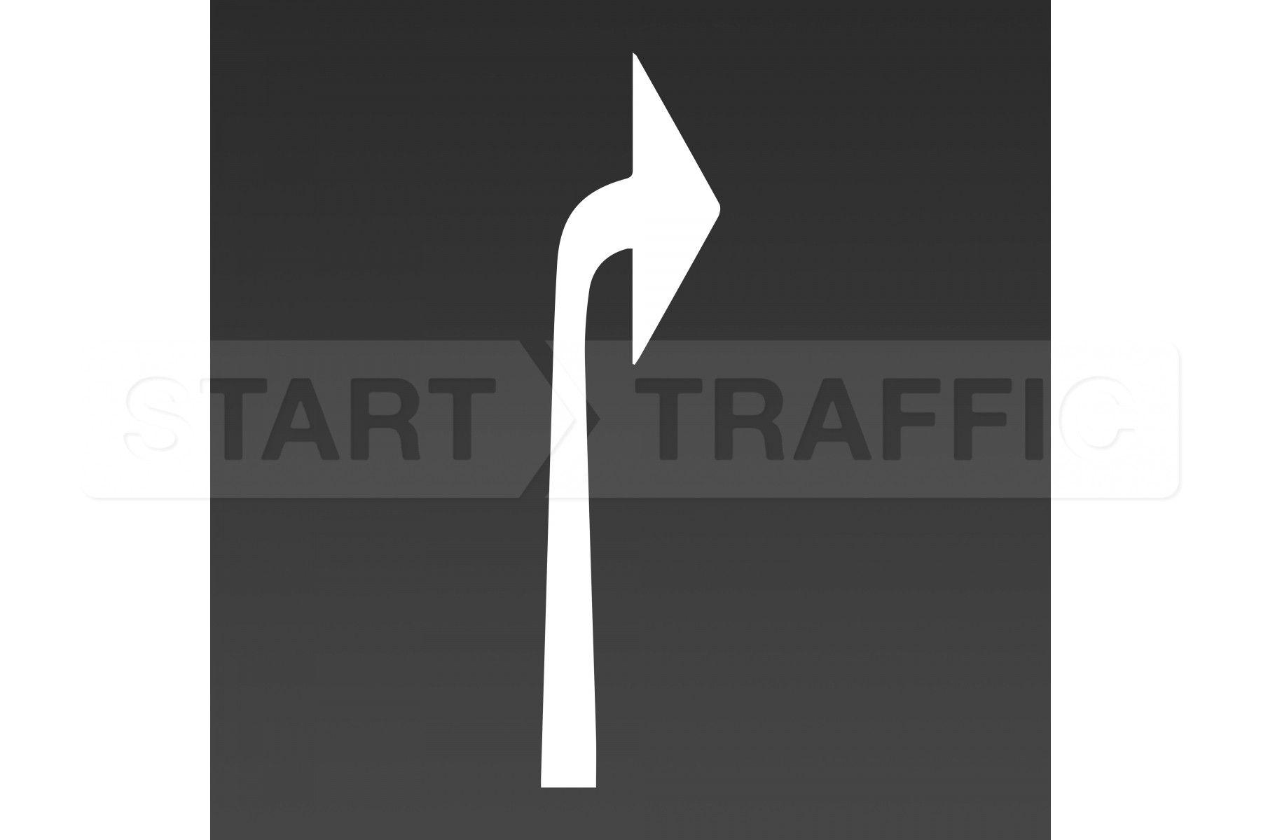 Road Arrow Logo - Traffic Lane Arrows for Car Parks - Thermoplastic Road Marking - In ...