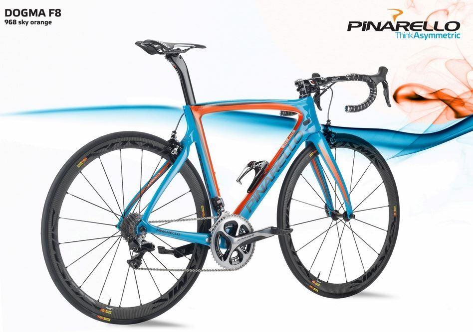 Blue and Orange Road Logo - Road Bike Frame Color And Style Trends?