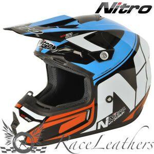 Blue and Orange Road Logo - NITRO MX600 HOLESHOT ORANGE BLUE BLACK MX ROAD LEGAL MOTOCROSS OFF ...