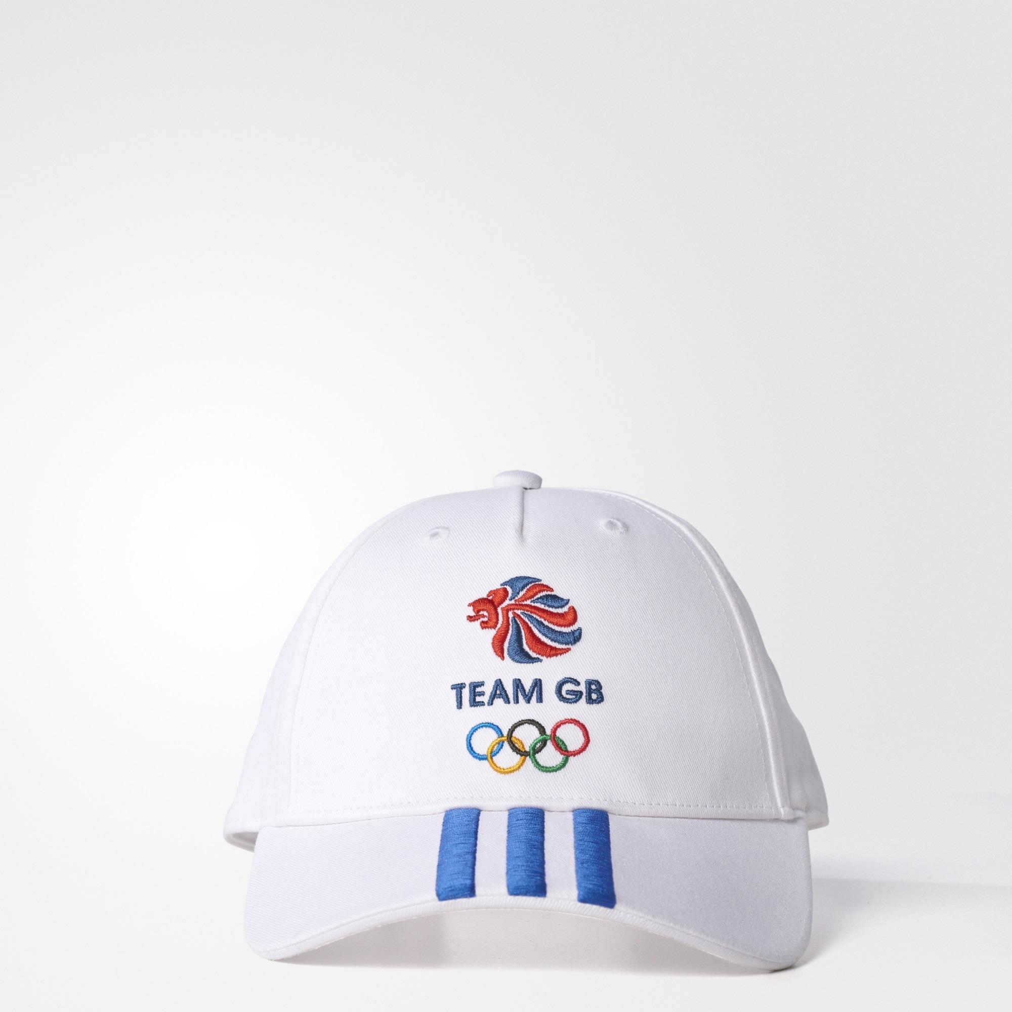 Team GB Logo - Adidas Olympic Team GB Logo Cap - White - Tennisnuts.com