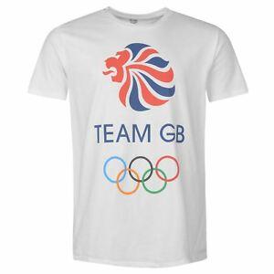 Team GB Logo - Team GB Logo Tee Mens Gents Crew Neck Shirt Short Sleeve Cotton