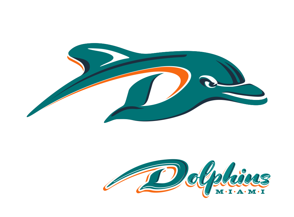 Dolphin Sports Logo - Miami Dolphins New Logo | Man cave-sports | Miami Dolphins, Dolphins ...