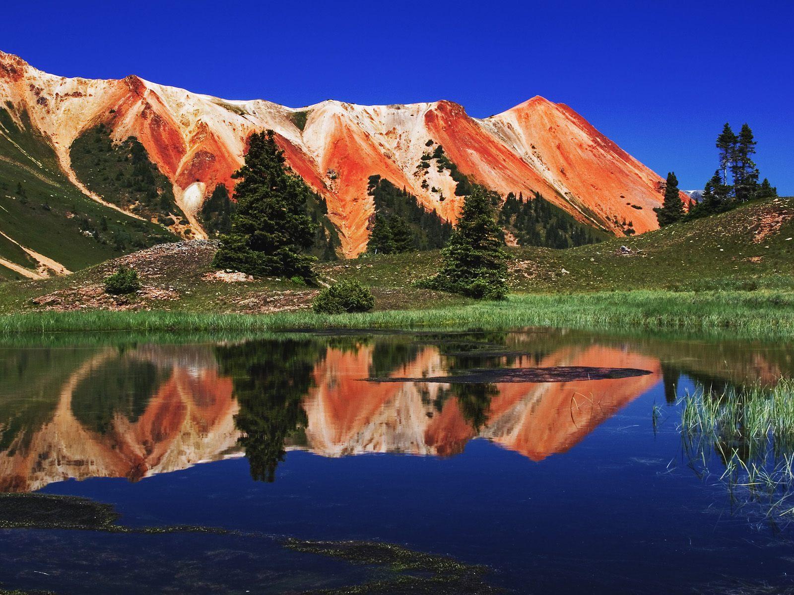 Red and White Mountain Logo - Red And White Mountain Edge: Nature: Mountains Wallpaper ...