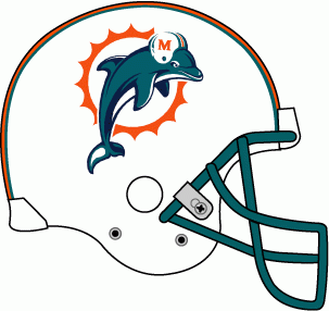 Dolphin Sports Logo - Miami Dolphins Helmet Football League (NFL)