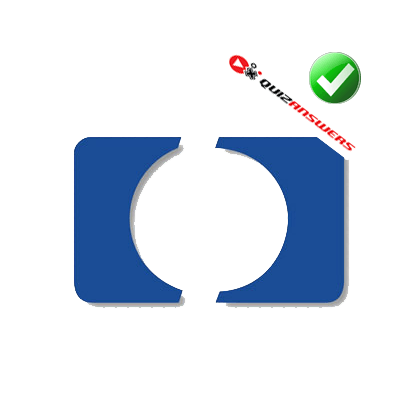 White and Blue Rectangle Logo - Blue and white circle Logos