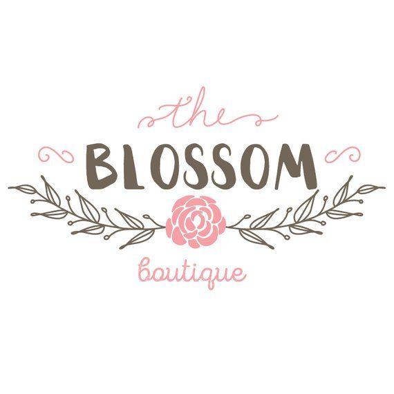 Blossom Logo - Blossom Logo Etsy Store Logo Design Premade Logo Designs | Etsy