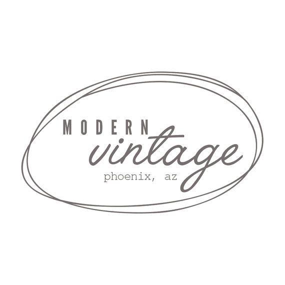 Etsy Store Logo - Modern Vintage Premade Logo Graphic Design, Pre Made, Business ...