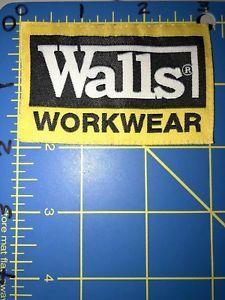 Walls Workwear Logo - Walls Workwear Logo Patch Tag Outdoor Goods FR Flame Fire Resistant ...