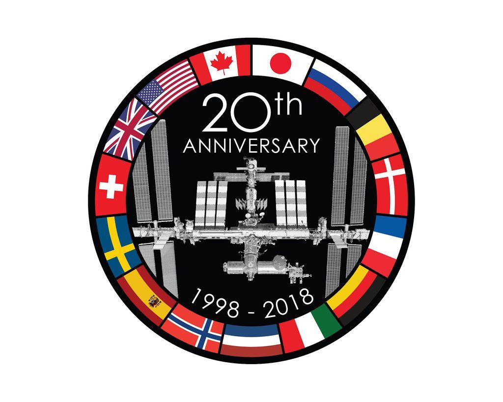 International NASA Logo - The 20th anniversary logo of the International Space Stati