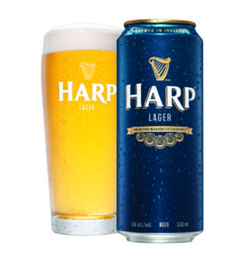 Harp Lager Beer Logo - Harp Lager | The Beer Store