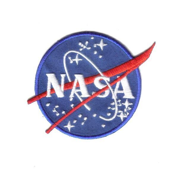 International NASA Logo - NASA US Space Agency Logo Embroidered Patch, NEW UNUSED